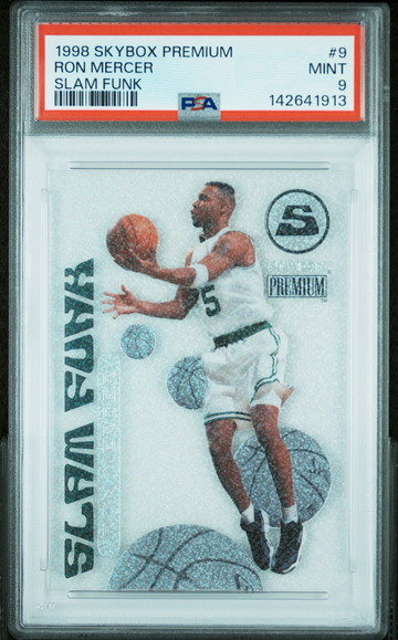 1998-99 Skybox Premium Ron Mercer Slam Funk PSA 9