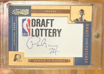 2010-11 Panini Timeless Treasures Paul George Rookie Patch Auto NBA Logo /100