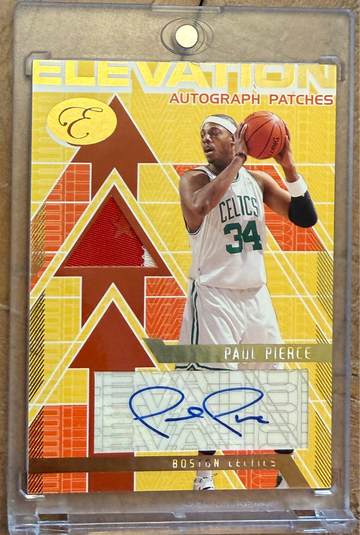 2007 Bowman Elevation Paul Pierce Patch Autograph Red /7