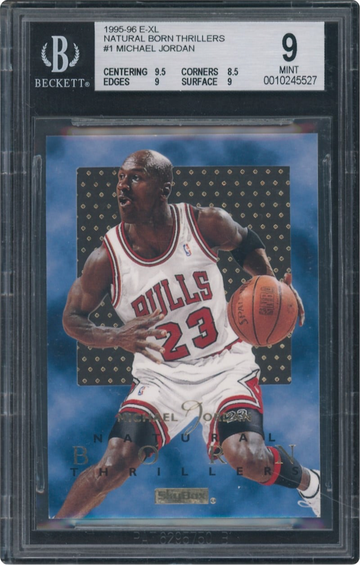 1995 Skybox E-XL Michael Jordan Natural Born Thrillers BGS 9