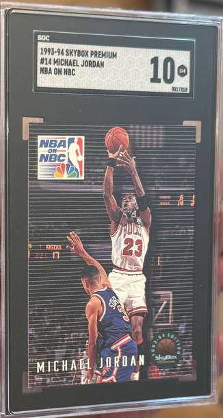 1993-94 Skybox Premium Michael Jordan NBA on NBC SGC 10