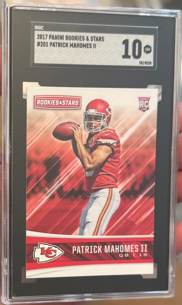 2017 Panini Rookies & Stars Patrick Mahomes II Rookie SGC 10