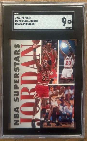 1993-94 Fleer Michael Jordan NBA Superstars SGC 9