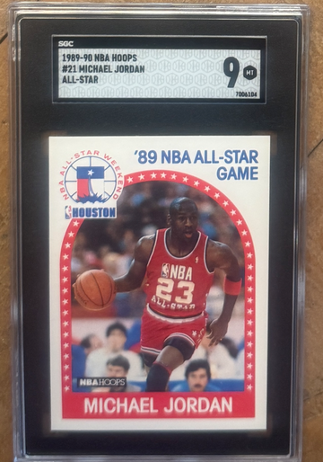 1989-90 NBA Hoops Michael Jordan All-Star SGC 9