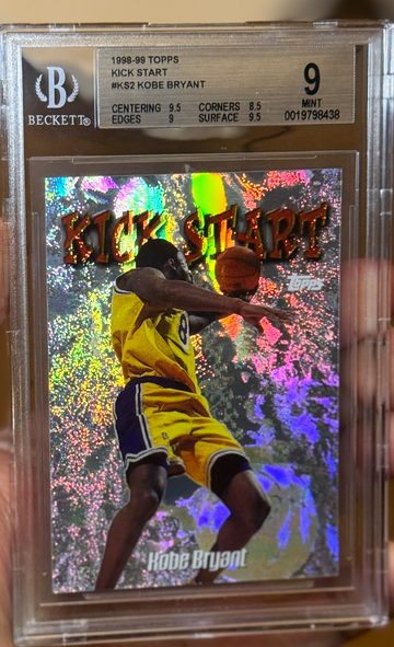 1998-99 Topps Kobe Bryant Kick Start BGS 9