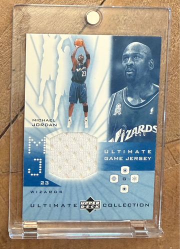 2001-02 Upper Deck Ultimate Collection Michael Jordan Game Worn Jersey /250