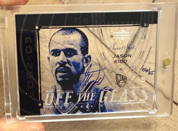 2003-04 Ultimate Collection Jason Kidd Sweet Shot Off The Glass Buyback Auto /15
