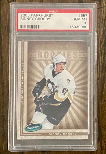No Reserve ~ PSA 10 2005 Parkhurst Sidney Crosby RC Rookie Card #657