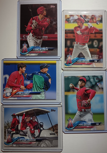 2018 Topps Update Shohei Ohtani rookie lot