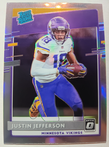 2020 Donruss Optic Justin Jefferson Silver Holo