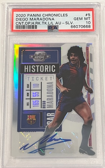 2020 Panini Chronicles Contenders Optic Historic Rookie Ticket La Liga #'d /75 Silver Prizm