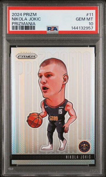 2024 Prizm Prizmania Nikola Jokic PSA 10