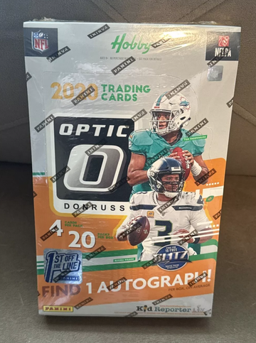 2020 Panini Donruss OPTIC Football NFL FOTL First Off The Line Factory Sealed HOBBY Box!