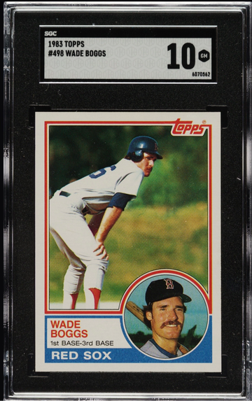 1983 Wade Boggs Topps #498 SGC 10