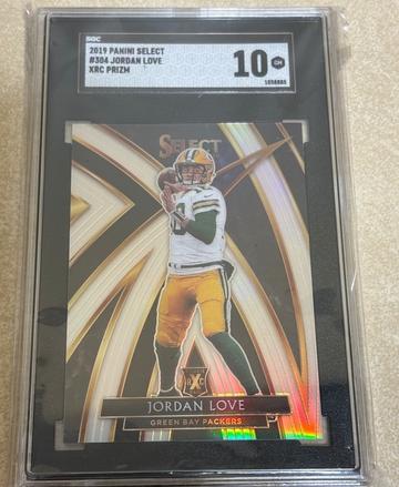 2019 Select Jordan Love Silver Prizm XRC SGC 10