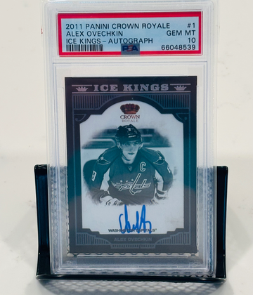 2011 Panini Crown Royal Alex Ovechkin Ice Kings Auto /99