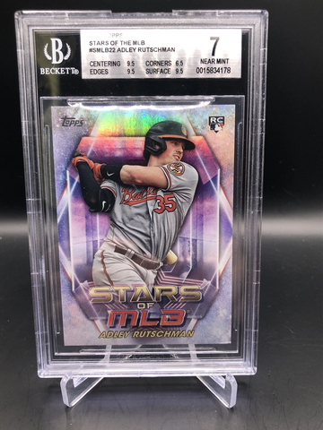 2023 Topps Adley Rutschman Stars of the MLB Insert RC #22 BGS 7