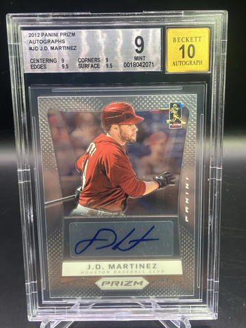 2013 Panini Prizm J.D. Martinez Autographs #JD BGS 9 