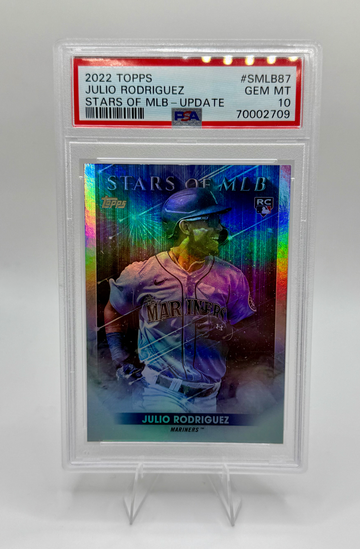 2022 Topps Update Julio Rodriguez RC PSA 10 Stars of the MLB