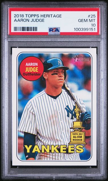 2018 Topps Heritage Aaron Judge PSA 10 GEM 