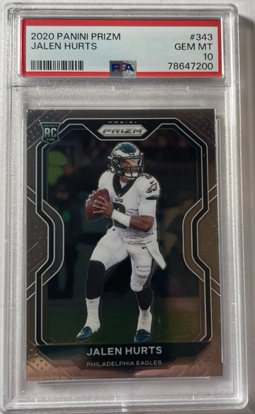 2020 Panini Prizm Jalen Hurts PSA 10