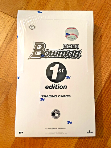 3 box lot 2021 bowman 1st edition sealed boxes