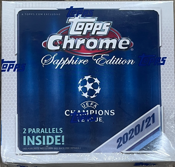 2020/21 topps chrome saphire edition X4 sealed boxes 