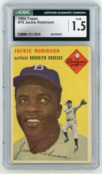 1954 Topps #10 Jackie Robinson