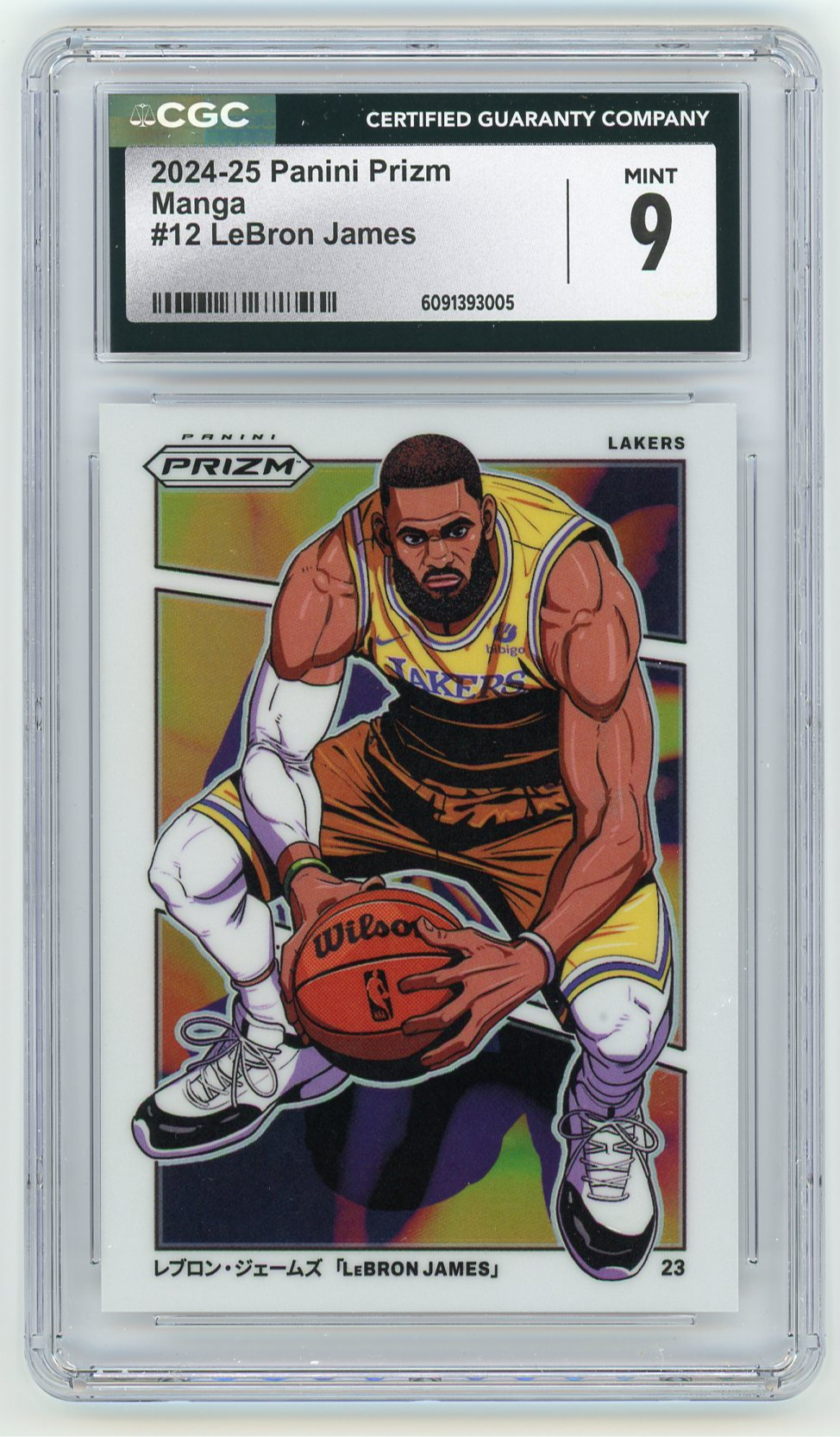 2024-25 Panini Prizm Manga #12 LeBron James