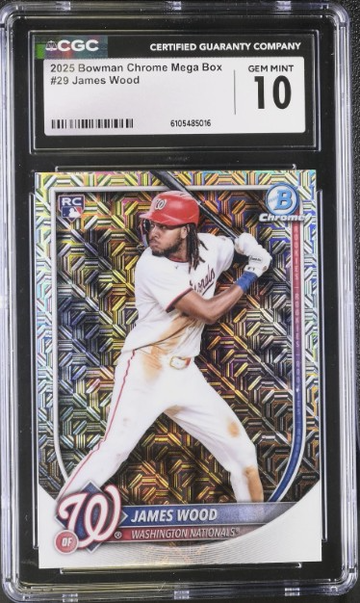 2025 Chrome Mega Box Mojo #29 James Wood CGC 10