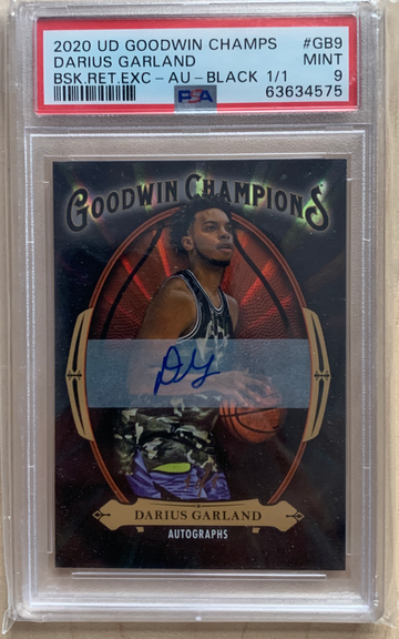 2020 Upper Deck Goodwin Champions Basketball Autographs Black 1/1 Darius Garland