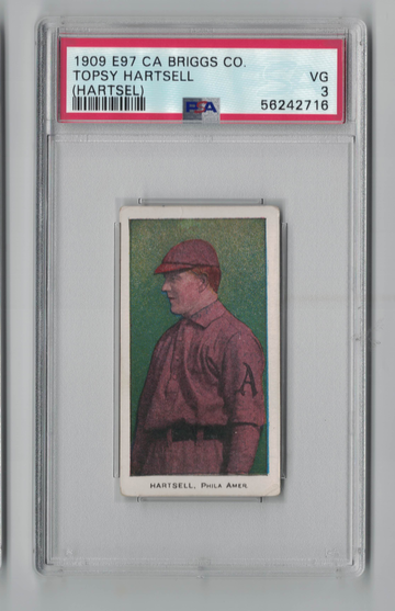 1909 E97 CA Briggs Co Topsy Hartsell PSA 3 VG