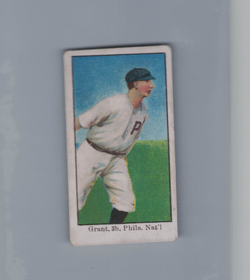 1909 E90-1 American Caramel Eddie Grant Raw VG clean