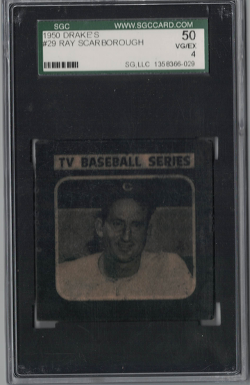 1950 Drake's #29 Ray Scarborough SGC 50 VG/EX