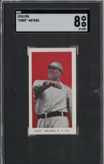 1910 E98 Chief Meyers SGC 8 Nr Mt Mint