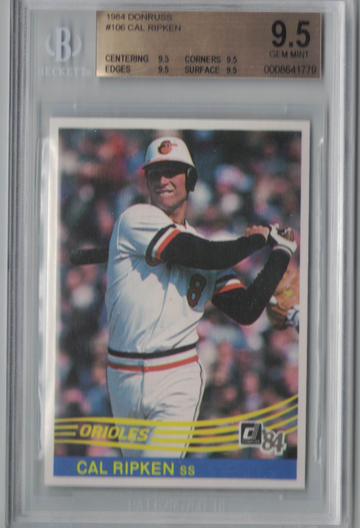 1984 Donruss #106 Cal Ripken BGS 9.5 Gem Mint