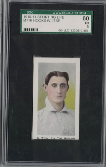 1910 Sporting Life M116 Hooks Wiltse SGC 60 Ex 