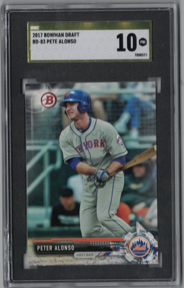 2017 Bowman Draft BD-83 Pete Alonso SGC 10 Gem