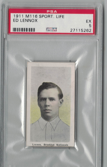 1911 Sporting Life M116 Ed Lennox PSA 5 Ex
