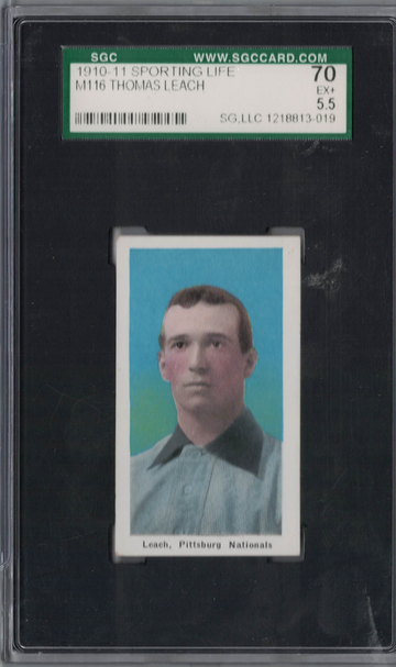 1910 Sporting Life M116 Thomas Leach SGC 70 Ex plus Blue Version