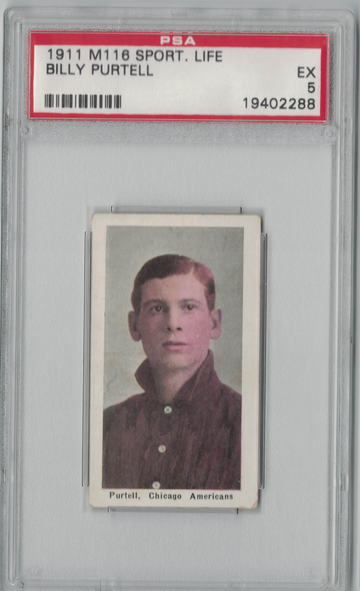 1911 Sporting Life M116 Billy Purtell PSA 5 Ex