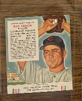 1953 Red Man #17 Bob Lemon with Tab Ex plus
