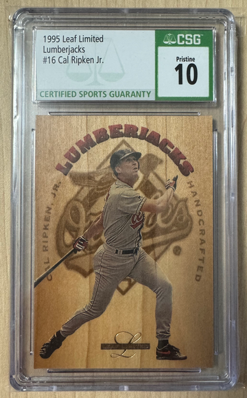 1995 Leaf Limited Lumberjacks #16 Cal Ripken Jr. CSG 10 #0921/5000