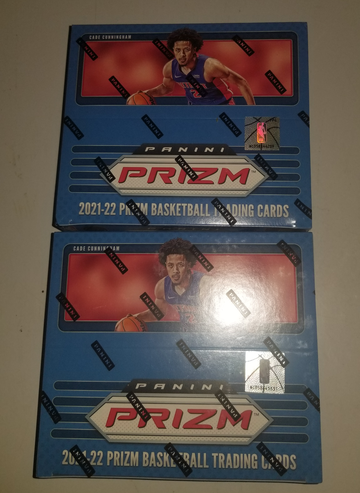 2021-22 Prizm NBA retail hobby box lot of 2