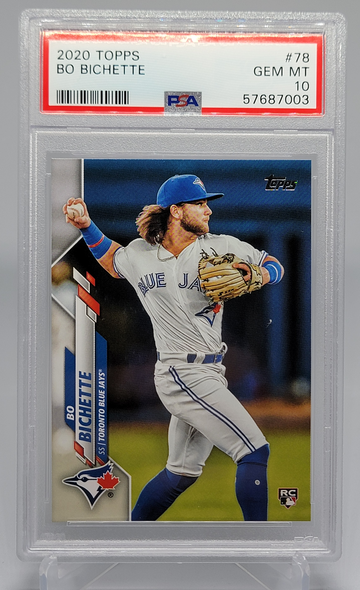 2020 Topps Bo Bichette RC #78 PSA 10 Gem Mint