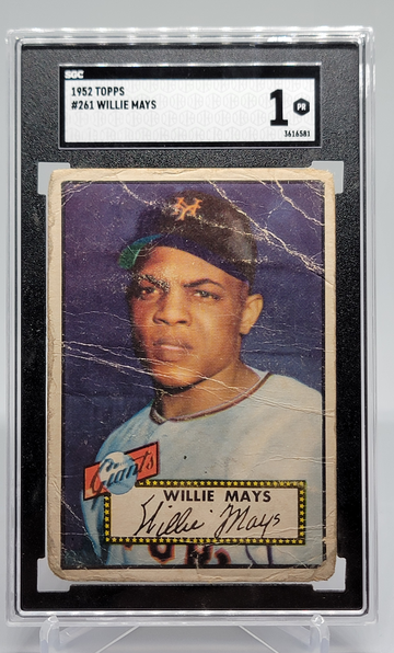 1952 Topps #261 Willie Mays SGC 1 PR