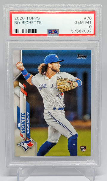 2020 Topps Bo Bichette RC #78 PSA 10 Gem Mint