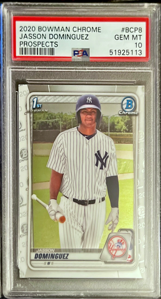 2020 Bowman Chrome Jasson Dominguez PSA 10