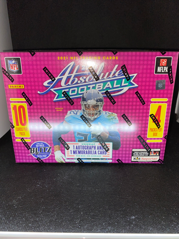 2021 Panini Absolute Football Mega Box - 4 Packs