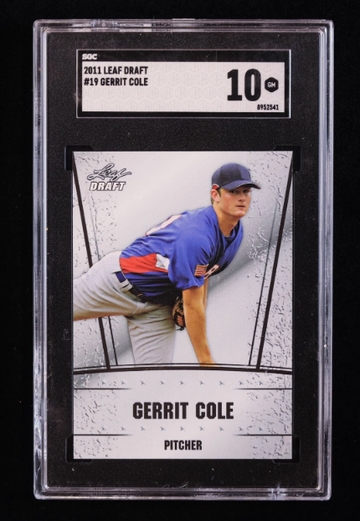 2011 Leaf Draft Gerrit Cole #19 Rookie Card SGC 10